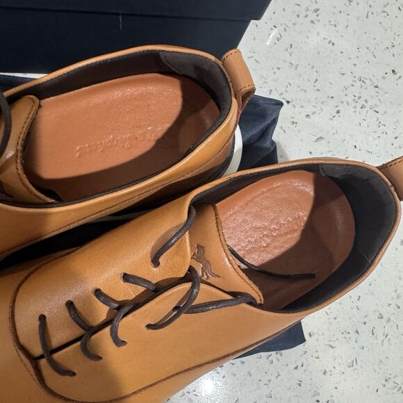 Wolf & Shepherd Crossover Longwing honey leather shoes Size 12 DG Brown main image 4